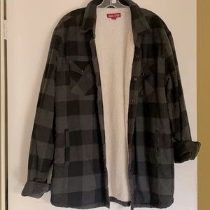 🅝🅔🅦 Plaid Fleece Jacket